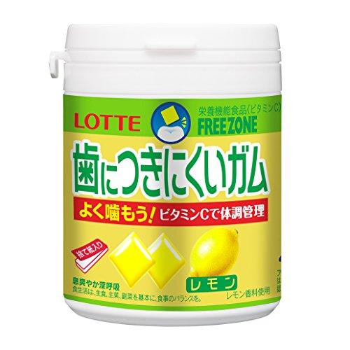 ロッテ 歯につきにくいガム(レモン)ボトル 138g 1 個