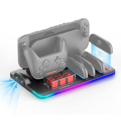 2025革新的 6 In 1 冷却&amp;充電&amp;収納TRANSNOVO Switch 2に適合Pro &amp; ...
