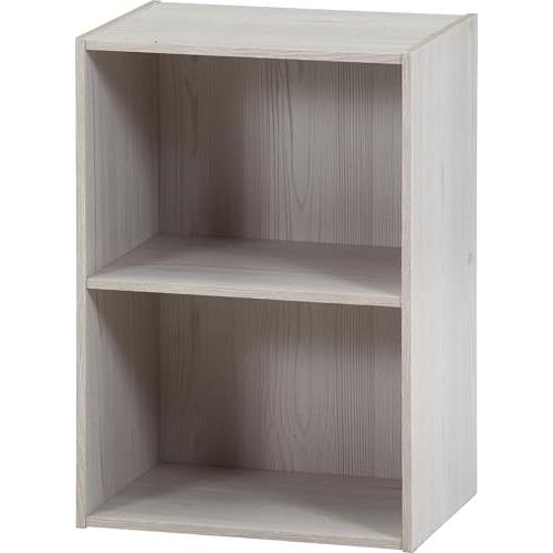 不二貿易 カラーボックス 本棚 収納ボックス 2段 幅41.8×奥行29×高さ59.8cm ホワイト...