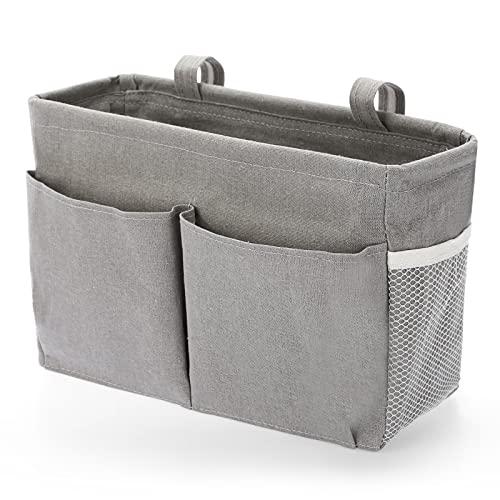 Sumnacon ベッドサイド収納ポケット 大容量 多機能収納かご 吊り下げ収納袋 掛け袋 小物収納...