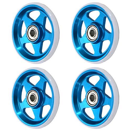 ミニ四駆 オール アルミ ベアリング ローラー 4個 セット 19mm プラリング付 5本スポーク ...