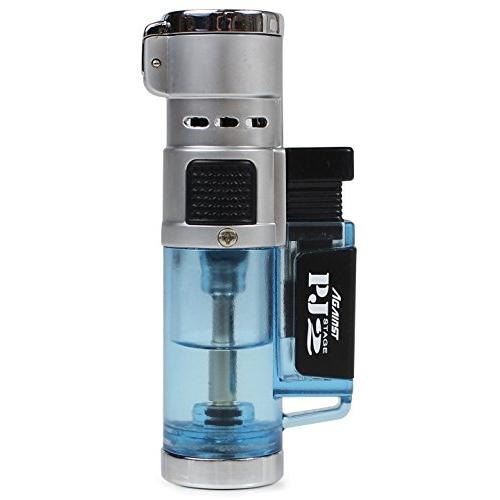 ツインライト ターボライター AGAINST PJ2 注入式 トリプルジェットライター ブルー