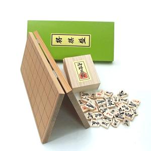 手軽な木駒との手軽な折将棋盤セット! 新桂5号折将棋盤セット(木製駒樺材 優良押し)