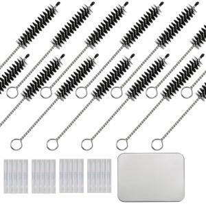 グロー汎用性 クリーニングブラシ 20本セット｜Glo Hyper X2およびX2 Airに対応｜綿棒20本付き｜便利な収納ケース付き ブラック