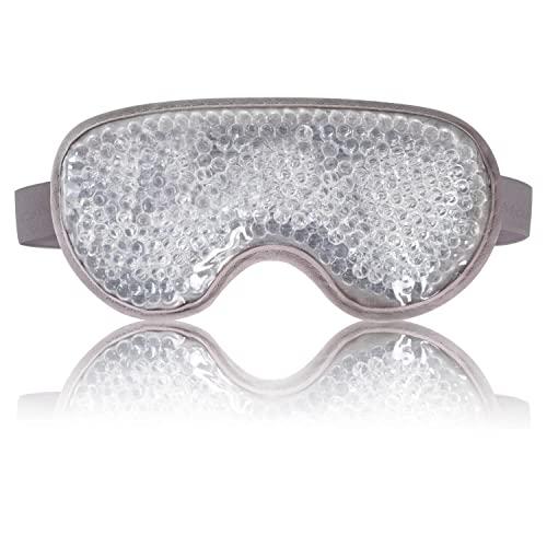 CatMoz ジェルでひんやりアイマスク 目をリラックス 安眠 むくみに効果的 温冷両用 繰り返し使...