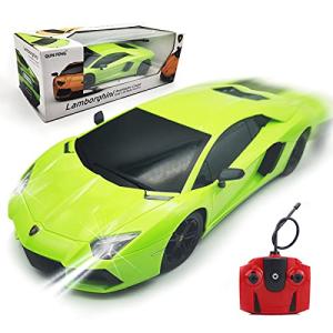 QUN FENG 1/18 Lamborghini ランボルギーニ ラジコン ラジコンカー こども向け リモコンカー 車のおもちゃ 電動RCカー｜r-street