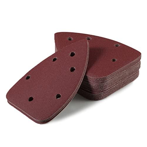 LEONTOOL ミニデルタサンダー用 サンドペーパー 30枚 #240 140mm 6穴 サンディ...