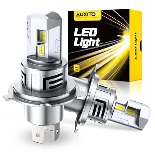 AUXITO H4 Lo/Hi LED ヘッドライト 7倍明るさUP 爆光 6500K ホワイト h...