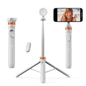 K&F CONCEPT MS-19 マグネット式 自撮り棒 Magasfe対応 スマホ三脚 162cm 7段階伸縮 360°+270°角度調節