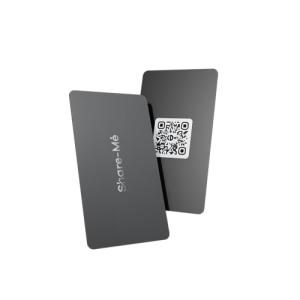 - タッチで瞬時にデジタル名刺やSNSを共有 - スマート名刺「Share-Me」｜ShareCard（シェアカード）ブラック