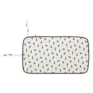 山崎実業 くるくるアイロンマット ネコ ホワイト 2689