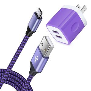 USB Micro 2ポート 充電器 コンセント