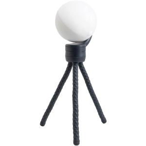 ムサシ(MUSASHI) 充電式どこでもセンサーライト 130ルーメン 自由に曲がる三脚 強力マグネット 防雨タイプ(IP65) ASC-900