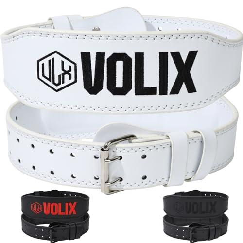 VOLIX トレーニングベルトマイクロファイバーレザーで生地がやわらかく体にフィットリフティングベル...