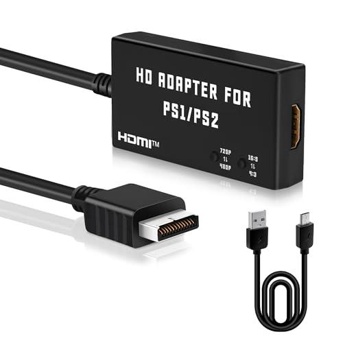 Mcbazel PS1/PS2専用 HDTVからHDMI変換コンバーター アスペクト比切り替えスイッ...