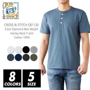 リンガー Tシャツ 無地 メンズ cross & stitch(クロスステッチ) 6.2