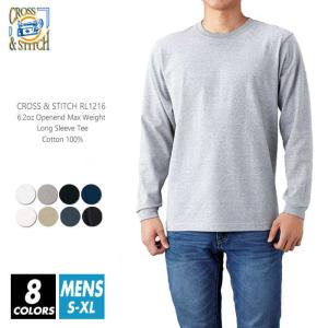 長袖 Tシャツ リブ 無地 メンズ レディース キッズ cross & stitch