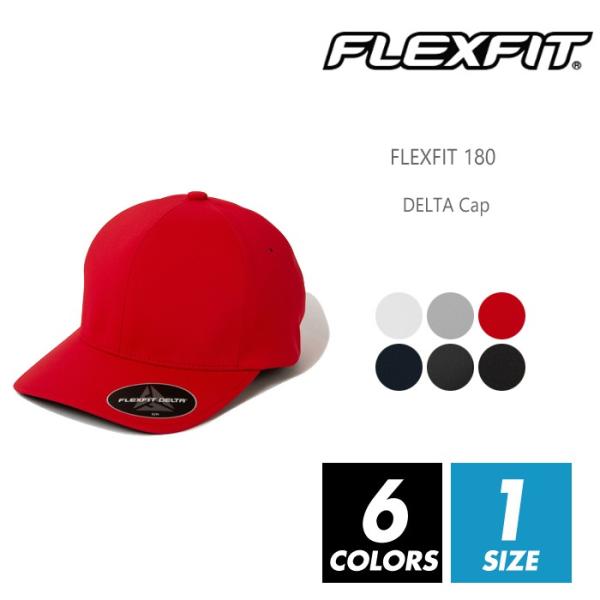 キャップ DELTA メンズ flexfit(フレックスフィット) 180 アウトドア スポーツ ダ...