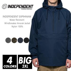 INDEPENDENT ナイロンジャケット ネイビー ウインドブレーカー 無地 メンズ independent(インディペンデント