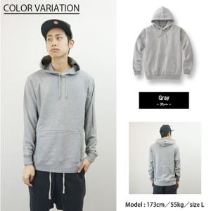 パーカー 無地 メンズ 裏パイル prints...の詳細画像2