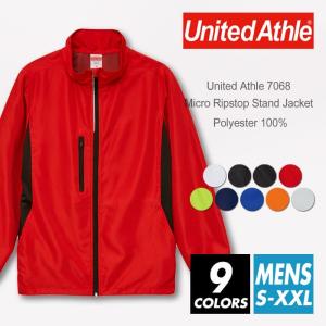 スタンド ジャケット メンズ united athle ユナイテッドアスレ 7068-01 s-xxl ジップジャケット スポーツ ダンス イベント ランニング ジョギング ダイエット｜r-style-realize