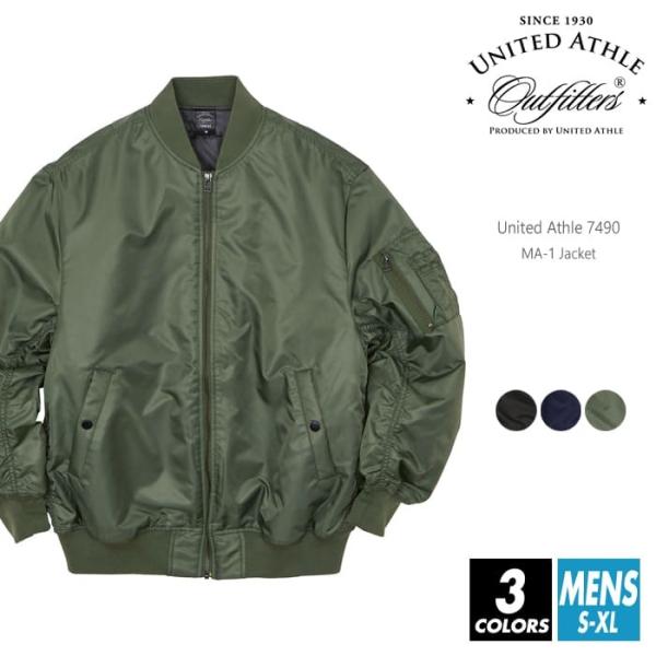MA-1 ジャケット メンズ united athle ユナイテッドアスレ 7490-01 s-xl...