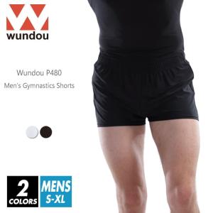 wundou(ウンドウ) 体操 バレエ ショートパンツ 短パン 無地 メンズ p480 s-xl 2色 ホワイト ブラック 吸汗速乾 新体操 部活 クラブ｜r-style-realize