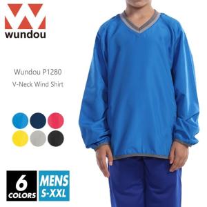 wundou(ウンドウ) サッカーシャツ ピステ 無地 p1280 s-xxl 6色 防寒 撥水 長袖 ロングスリーブ スポーツ サッカー フットサル｜r-style-realize