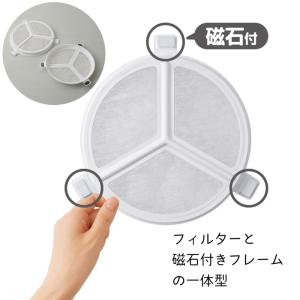 ワンタッチ シロッコファンカバー 2枚入 簡単...の詳細画像4