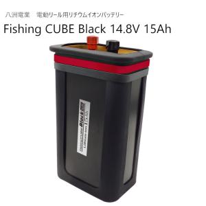 電動リール用 バッテリー フィッシングキューブ ブラック 14.8V 15Ah FishingCUBE Black FCB14.8V15A 八洲電業 ヤシマ 釣用 災害対策にも