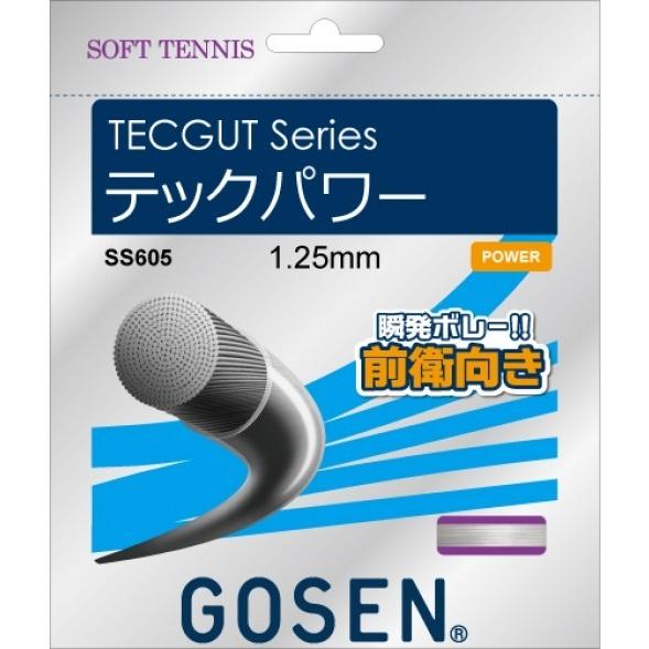 GOSEN ゴーセン TECPOWER テックパワー SS605 ソフトテニス用ガット