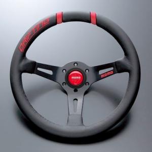 MOMO モモ ステアリング DRIFTING ドリフティング 33パイ レッド 85mm DEEP...