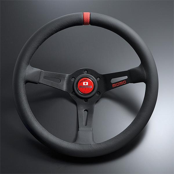 MOMO モモ ステアリング FULL SPEED 328D 32.8パイ エアー レッド トップ ...