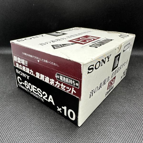 【新品未開封品/外箱のみ破れ】ソニー SONY C-60ES2A ハイポジションカセットテープ 60...