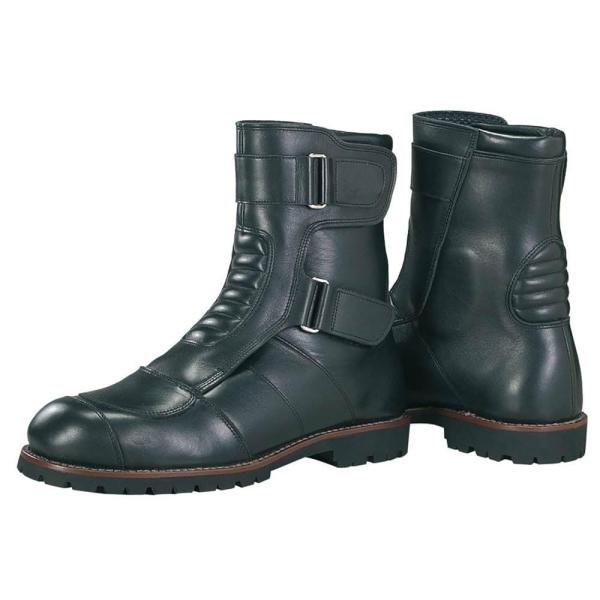 ナンカイ（NANKAI) オイルドレザーミドルブーツ 牛革・BK・26.5cm NTB-23