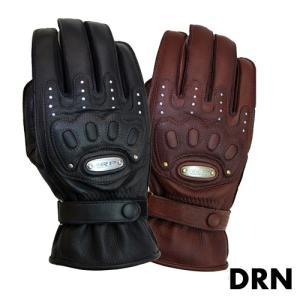 バイク手袋 JRP DRN バイクグローブ バイク グローブ 手袋 レザー 革 皮革 国産