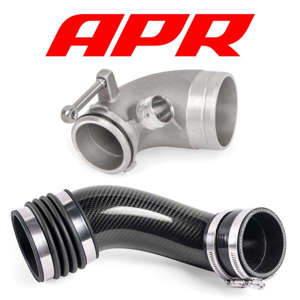 APR カーボンファイバー+アルミ鋳造 ターボインレットパイプ アップグレード セット アウディ A...