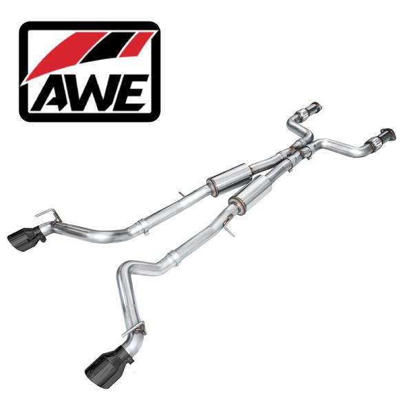 AWE Tuning 2022- 日産 フェアレディZ RZ34 キャットバック エキゾースト トラ...