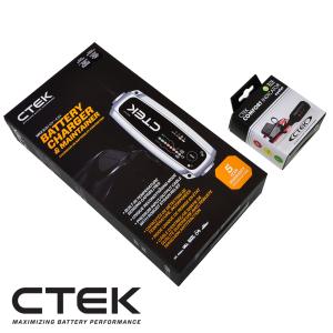CTEK   MXS 5.0  シーテック バッテリー チャージャー インジケーター付 M6アイレット セット 最新 新世代モデル 日本語説明書付