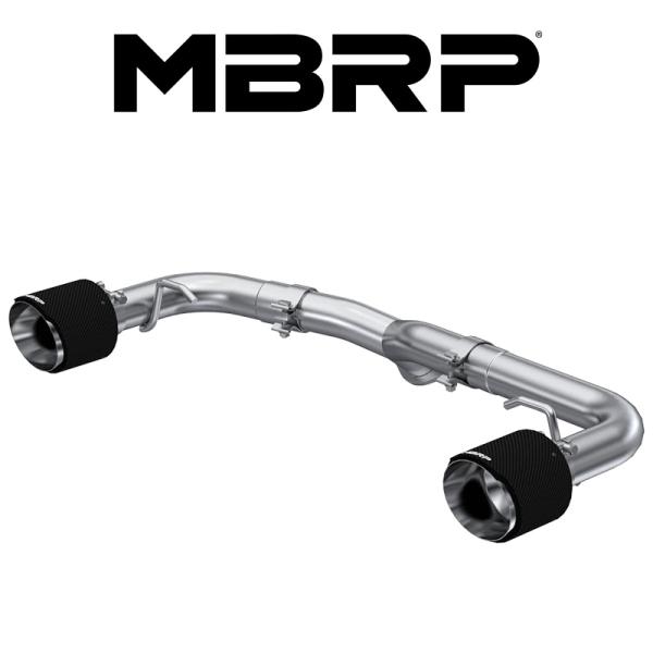 MBRP 2021- トヨタ GR86 ZN8 アクスルバック エキゾースト カーボンファイバーTi...