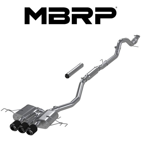 MBRP 2022- ホンダ シビック タイプR FL5 キャットバック アクティブエキゾースト カ...