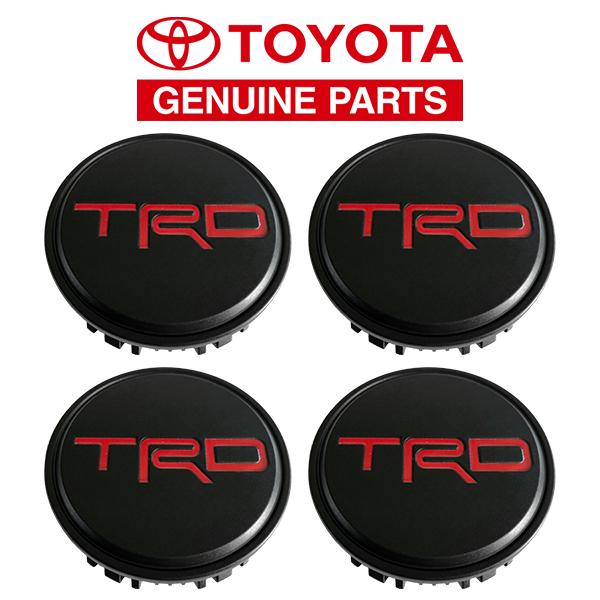 北米 トヨタ 純正部品 RAV4 50系 TRD OFF ROAD ホイールセンターキャップ レッド...