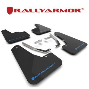 Rally Armor 2022- スバル クロストレック GUE GUD マッドフラップ ブラック/ライトブルー 正規輸入品