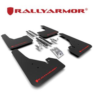 Rally Armor 2018- トヨタ カローラスポーツ 210系 マッドフラップ ブラック/レッド 正規輸入品