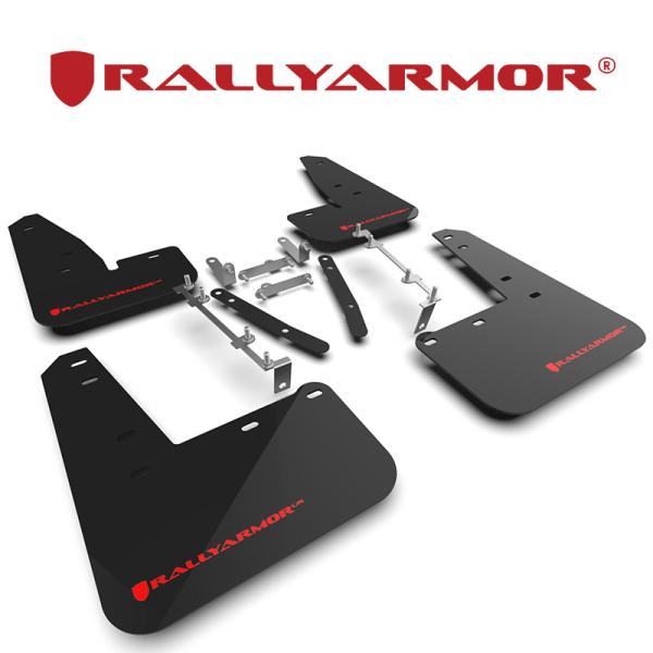 Rally Armor 2022- トヨタ GRカローラ GZEA14H マッドフラップ ブラック/...