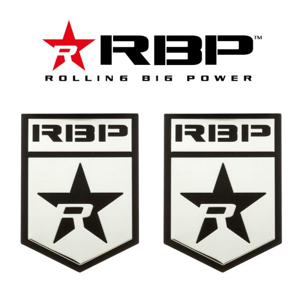 RBP ローリング ビッグ パワー ボディ バッジ エンブレム 2個セット ジープ ラングラー グラ...