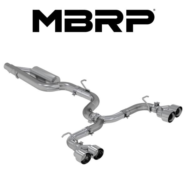 MBRP 2014-2021 フォルクスワーゲン ゴルフ 7 R CAT-BACK エキゾースト バ...
