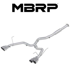 MBRP 2014-2020 スバル WRX STI VAB CAT-BACK レース エキゾースト 正規品｜r70-autoparts