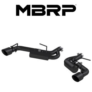 MBRP 2016-2024 シボレー カマロ 2.0L アクスルバック エキゾースト レース ブラックTip 爆音 正規品｜r70-autoparts