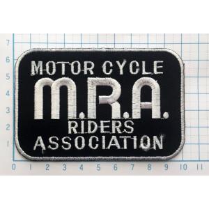 MOTOR CYCLE MRA RIDERS ASSOCIATION ロゴ 四角 ワッペン 【のりも...